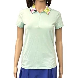 Tommy Bahama Women's Short Sleeves 1/4 Zip Golf Polo Top Size M - Medium - NWT